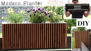 DIY Balcony Planter BoxBalkonblumenkasten selber bauenSiebdruckplatten BoxOutdoor Planter BOX [upl. by Rayna]