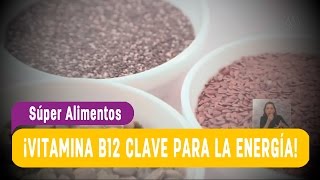 Vitamina B12 es clave para la energía  SúperAlimentos [upl. by Ojela]