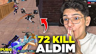 72 KİLL ALDIM YENİ KİLL REKORUM  PUBG MOBİLE [upl. by Ssor]