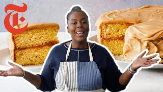 Caramel Cake With Chef Millie Peartree  NYT Cooking [upl. by Enuahs]