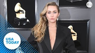 Miley Cyrus has a message for trolls after fan touches her  USA TODAY [upl. by Alyakam]