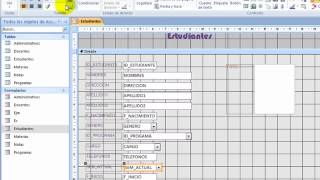 Ms Access 4 Listas desplegables y consultas [upl. by Sibley248]