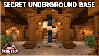 Minecraft How to Build a Secret Underground Base Tutorial 2021 [upl. by Evars788]