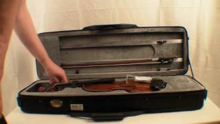 Stentor Conservatoire Violin Outfit unboxing [upl. by Otrebliw]