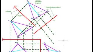 Verdadera Magnitud de un Plano 1 [upl. by Tripp]