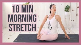 10 min Morning Yoga Stretch for Beginners  Energy Boost Yoga [upl. by Lachus]