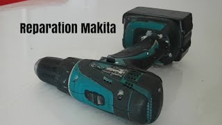 Reparation perseuse sans fil Makita [upl. by Yuma]