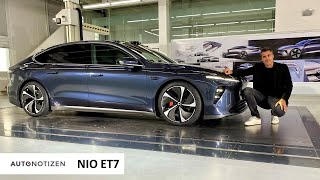 Nio ET7 PremiumElektroauto kommt 2022 nach Deutschland Erster Check  Review  Feststoffbatterie [upl. by Sibel]