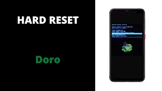 Doro  réinitialisation au démarrage  hard reset par touche [upl. by Oznarol]