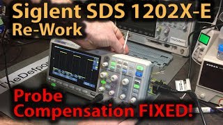 🔴 349 Siglent SDS1202XE Probe Compensation Rework  How To Do It [upl. by Anatnas]