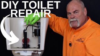 How to Fix A Running Toilet GUARANTEED  DIY Plumbing Repair [upl. by Frieder]