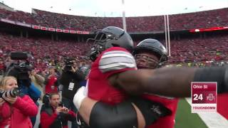 Curtis Samuel TD Wins It in Double OT vs Michigan [upl. by Llevert]