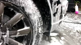 Washing with Snow Foam  Car Care Products [upl. by Arahas]