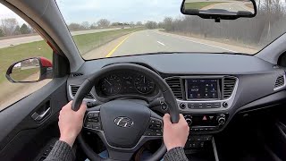 2020 Hyundai Accent Limited  POV Test Drive Binaural Audio [upl. by Sada]