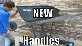 How to Replace Wheelbarrow Handles [upl. by Meras51]