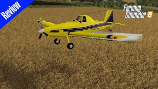 FLYING IN FARM SIM AT602 Crop Duster by Permas Modding  Mod Review  FS19 [upl. by Trixie]