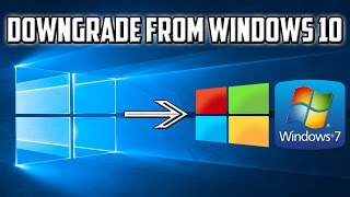 How To Downgrade Windows 10 to Windows 8 or 7 [upl. by Subocaj264]