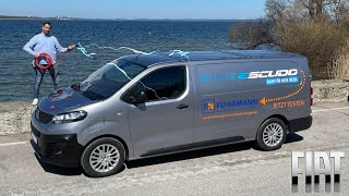 BRANDNEU Der Fiat EScudo 2022 im Test  Der beste elektrische Transporter seiner Klasse [upl. by Rednasxela957]