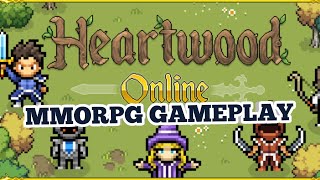 Heartwood Online Walkthrough Gameplay NEW MMORPG [upl. by Beffrey]