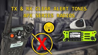 TX and RX Clear Alert Tones on APX Radios [upl. by Elwina615]