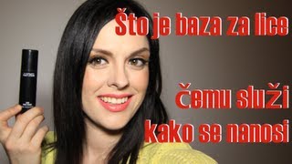 Sminkanje Što je baza za makeup kako se nanosi i čemu služi podloga za make up [upl. by Redlac]