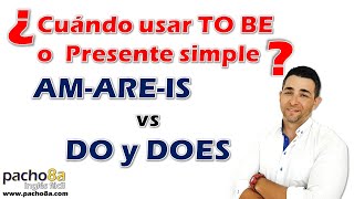 AMAREIS vs Auxiliares DO y DOES  ¿Cuándo usar To Be o Presente Simple  Clases inglés [upl. by Alvera]