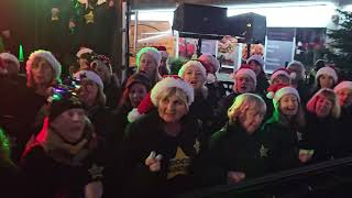 WHAT CHRISTMAS MEANS TO ME Rock Choir at Birkdale Lights Switch On 1st December 2024 [upl. by Ladnek435]