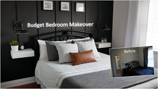 DIY Bedroom Makeover 250 Budget [upl. by Ennail]