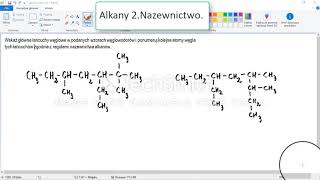 Nazewnictwo Alkany Węglowodory [upl. by Schramke]