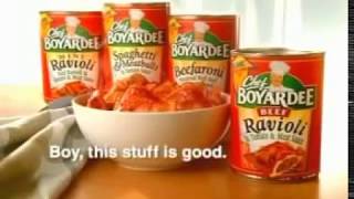 Chef Boyardee 2005 Commercial  Rolling Can [upl. by Meyeroff95]