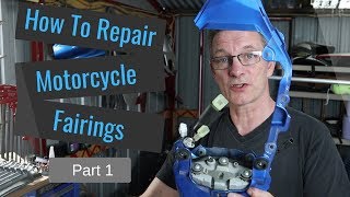 How To Repair Cracked and Broken Motorcycle Fairings Tutorial [upl. by Ades]