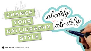 3 Quick Tricks That Totally Change Your Calligraphy Style [upl. by Hamal]