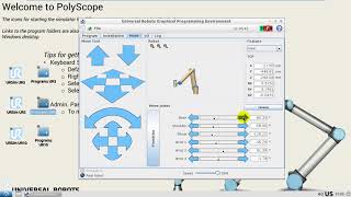 Universal Robots URSim Tutorial1 Intro amp Movel [upl. by Mercedes]