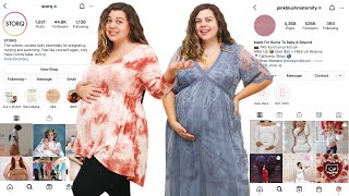 Trying Clothes from Size Inclusive Maternity Brands [upl. by Urata875]