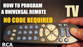 How to program RCA universal remote control without TV codes [upl. by Alamat]