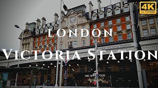 London Victoria Station Walk Through England 4K [upl. by Alim217]