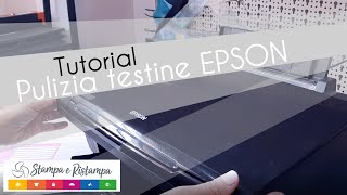 Tutorial  pulizia testine stampanti Epson getto di inchiostro Inkjet  Stampa e Ristampa [upl. by Monte742]