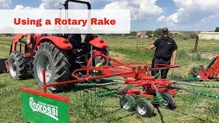 All About the Enorossi Rotary Rake  Demo [upl. by Sahpec]