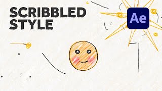 Scribbled Style Animation in After Effects  Tutorial [upl. by Corder]