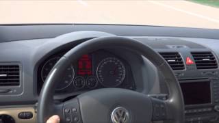 VW Golf 5 16 FSI 0100 0200 vmax eMFA Test [upl. by Reed]