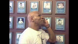 Mike Tyson tours the International Boxing Hall of Fame [upl. by Sueahccaz654]