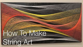 How to make String Art  Tutorial [upl. by Ciredec]