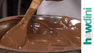 Melting chocolate How to melt and temper chocolate [upl. by Longan]