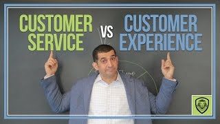 Customer Service Vs Customer Experience [upl. by Aniale]