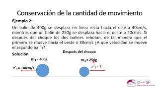 019 Conservación de la cantidad de movimiento [upl. by Hansel573]