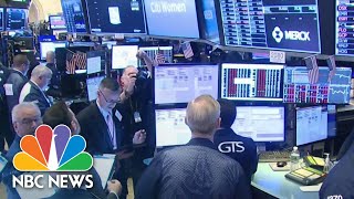 Stock Trading Halted After Markets Plunge At Market Open  NBC News [upl. by Rudich252]