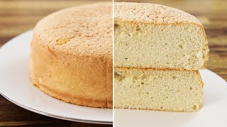 Vanilla Sponge Cake Recipe  Genoise [upl. by Johm]