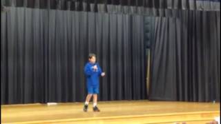 11 Year Old Kid Kills Rap God At Talent Show [upl. by Foote]