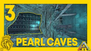 TOP 3 Pearl Caves W Full Base Designs  For All Tribes  ARK Survival Evolved [upl. by Beckett]