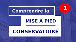 MISE À PIED CONSERVATOIRE Le guide  Chap1 5 [upl. by Jollanta]